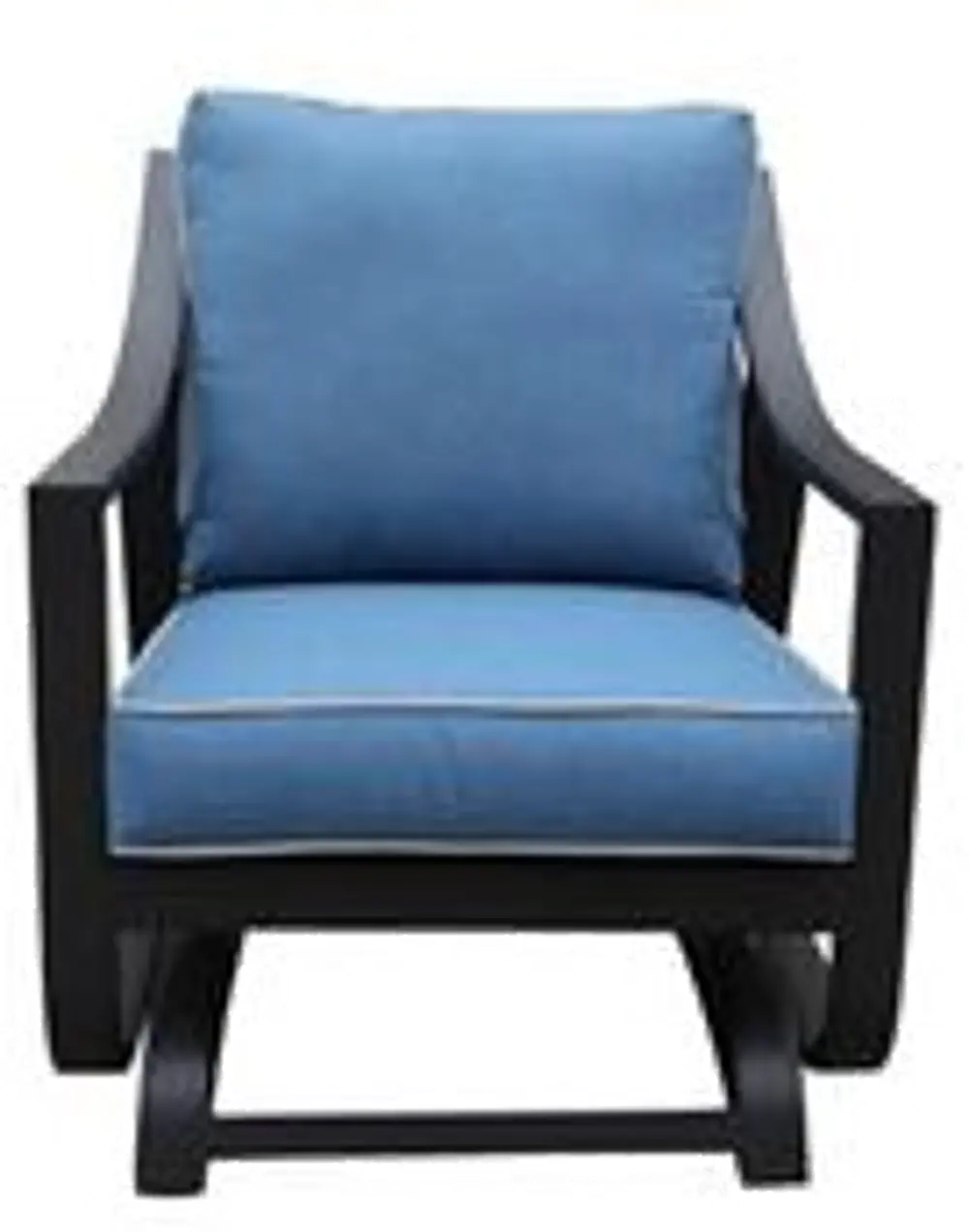 Genoa Blue Club Motion Chair with Cushion-1