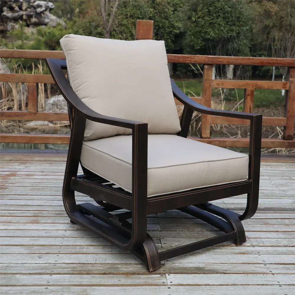 Genoa Taupe Club Motion Chair with Cushion-1