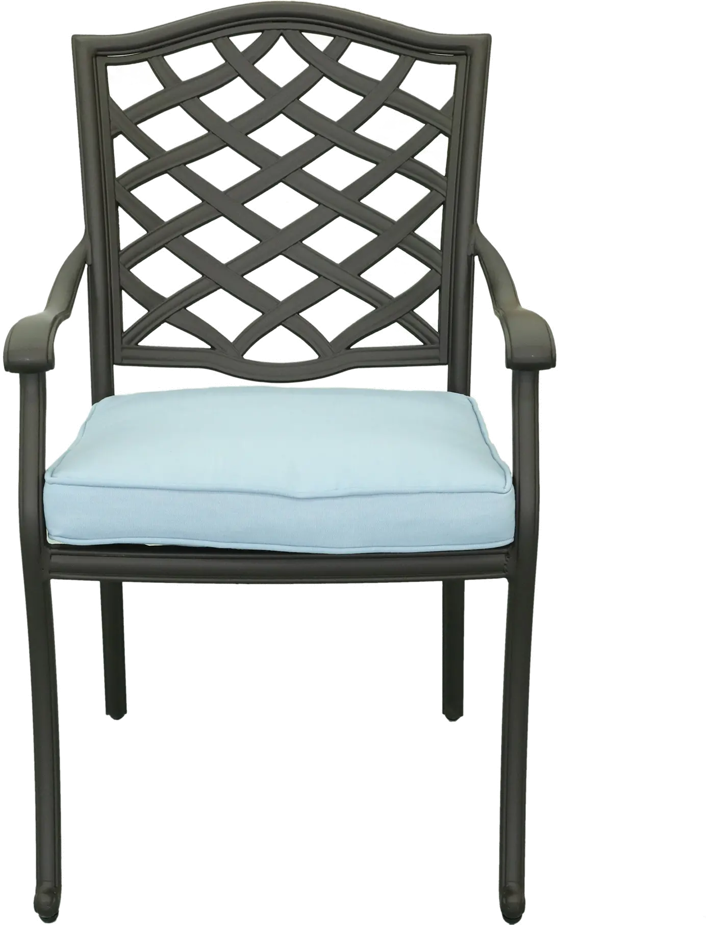 Halston Blue Dining Arm Chair