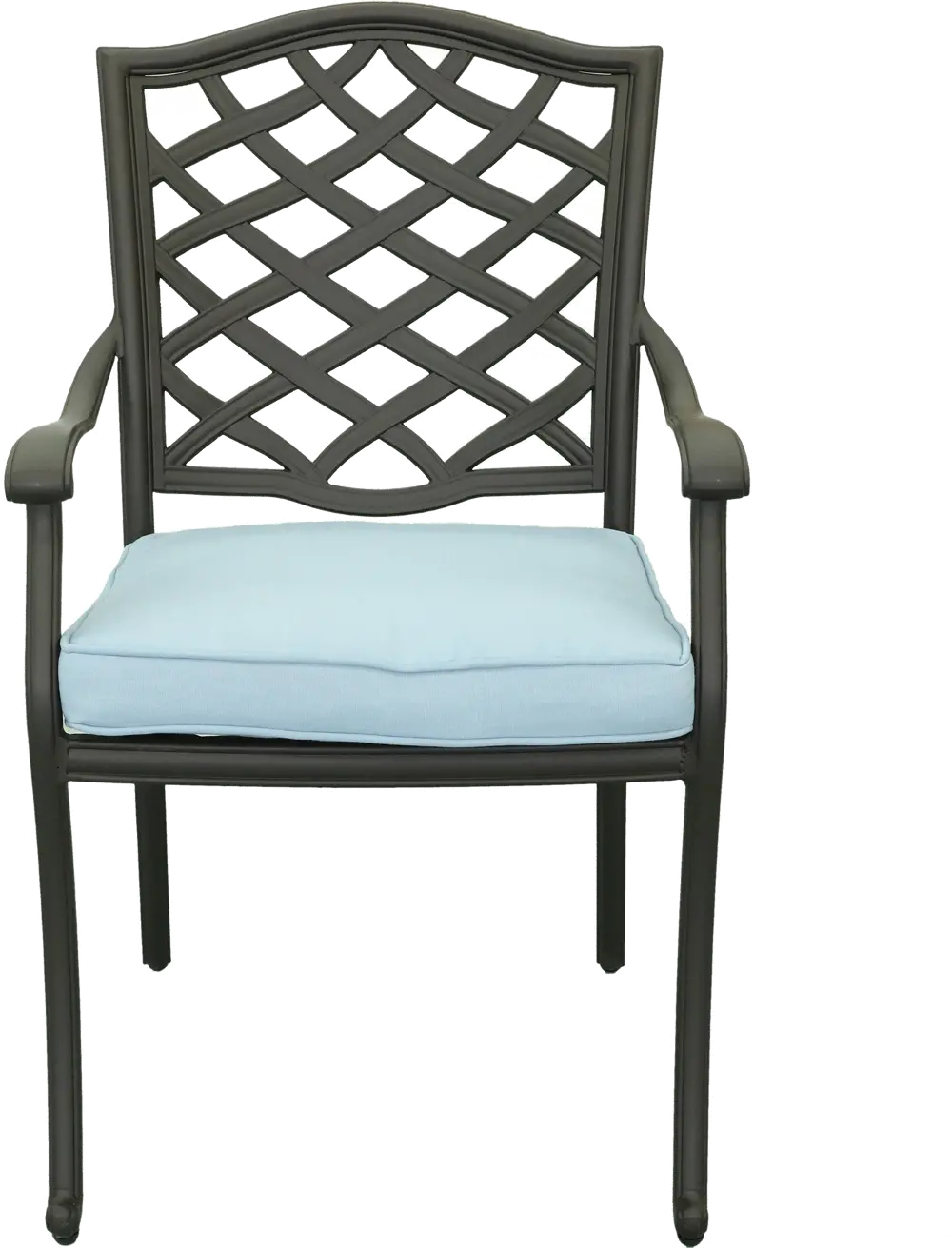 Halston Blue Dining Arm Chair-1