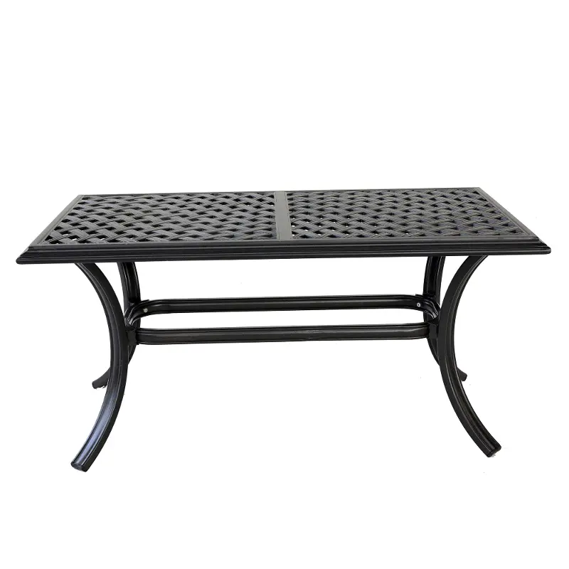 Halston Brown Patio Coffee Table