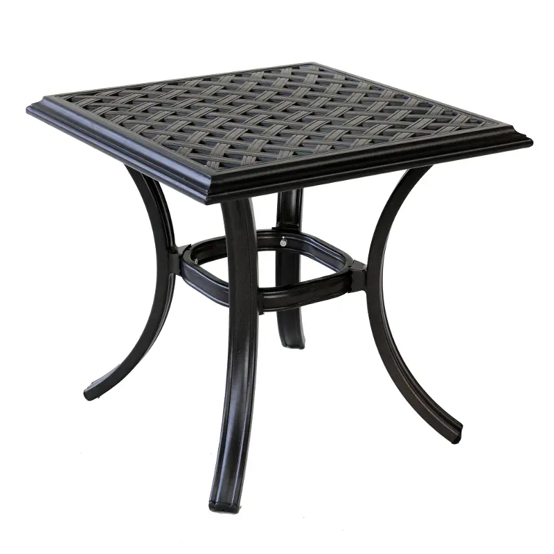 Halston Brown Patio End Table