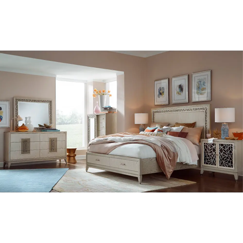 Lenox 4 Piece California King Bedroom Set-1