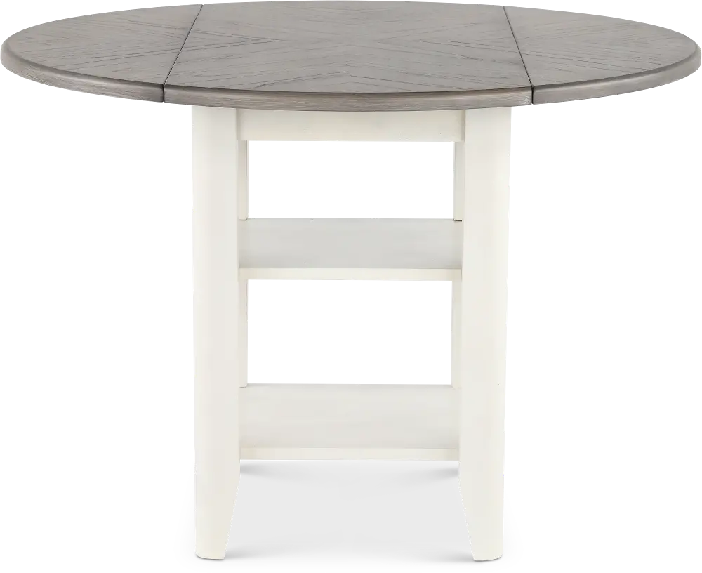 Newark White Round Dining Table-1