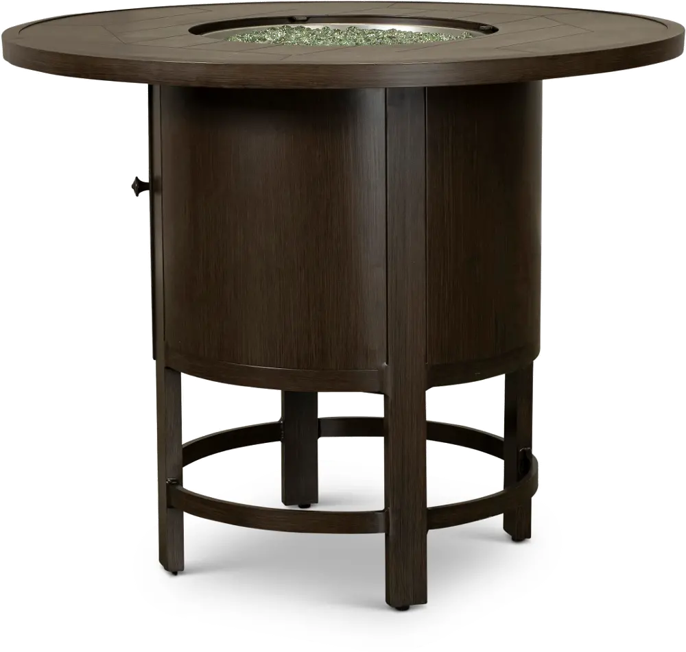 Adeline Round Fire Pit Dining Table-1