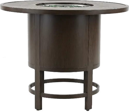 Adeline Round Fire Pit Dining Table | RC Willey