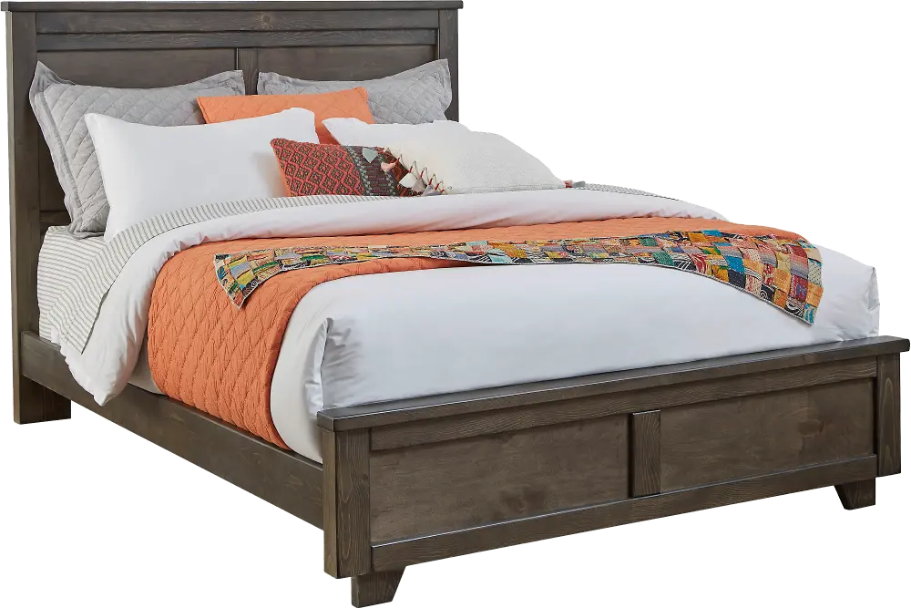 River Oaks Brown King Size Bed-1
