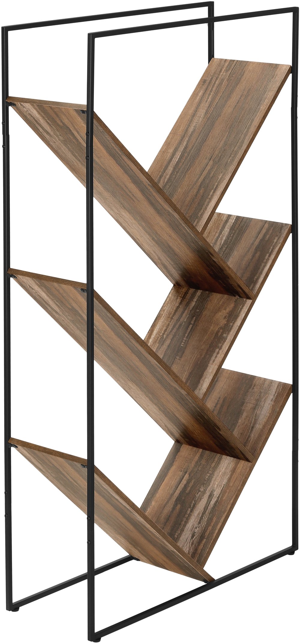 Cliff Contemporary 60 Brown Bookcase