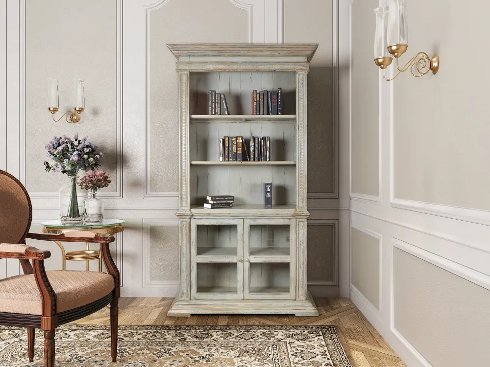 Palma Gray Bookcase-1