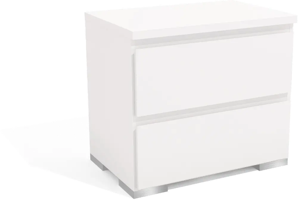 Bella Vista White Nightstand-1