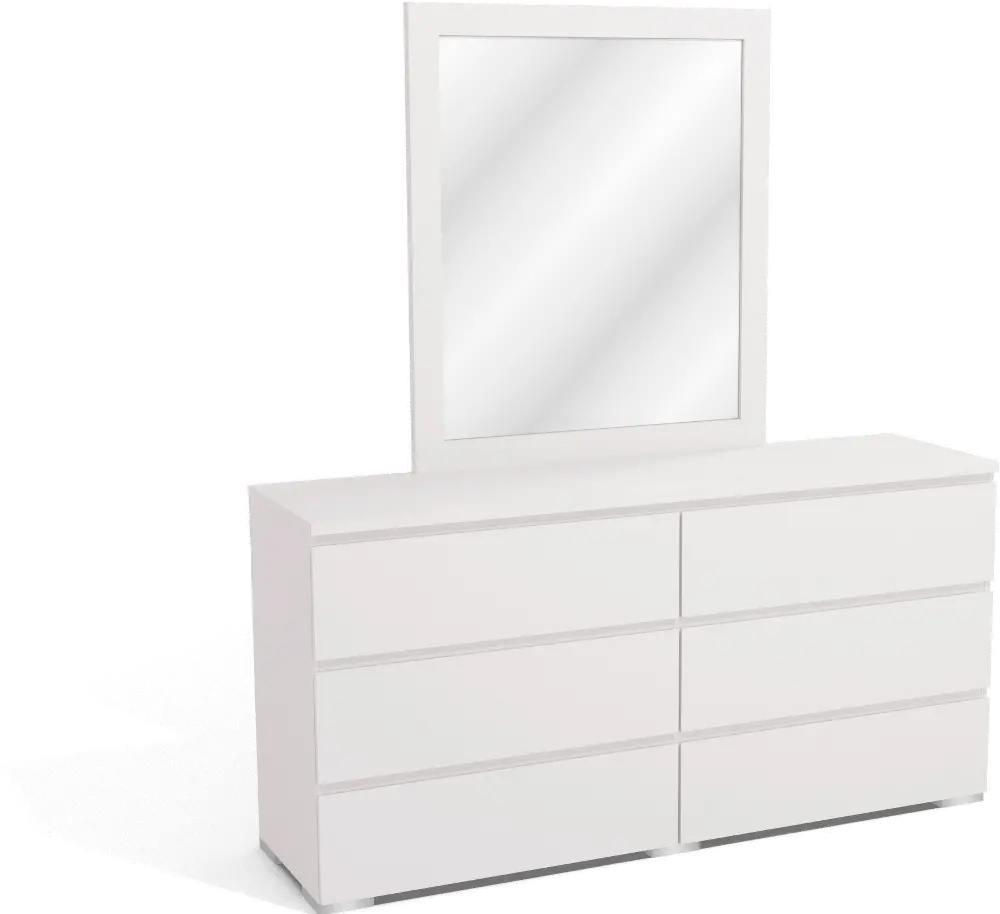 Bella Vista White Dresser-1