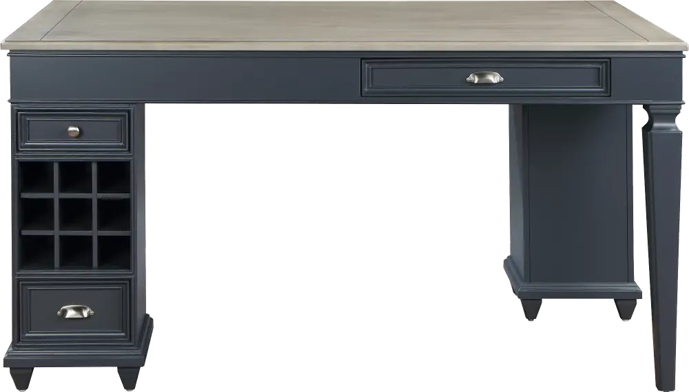 Vista Azul Graphite Gray Counter Height Dining Table-1