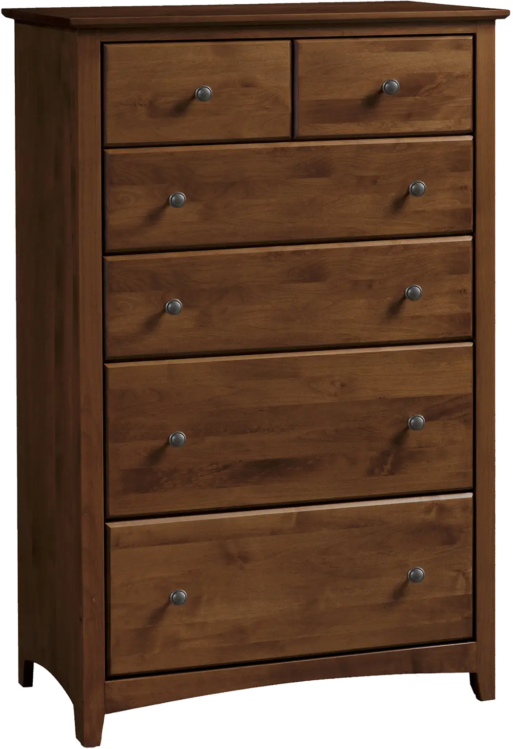Shaker Brown Chest of Drawers-1