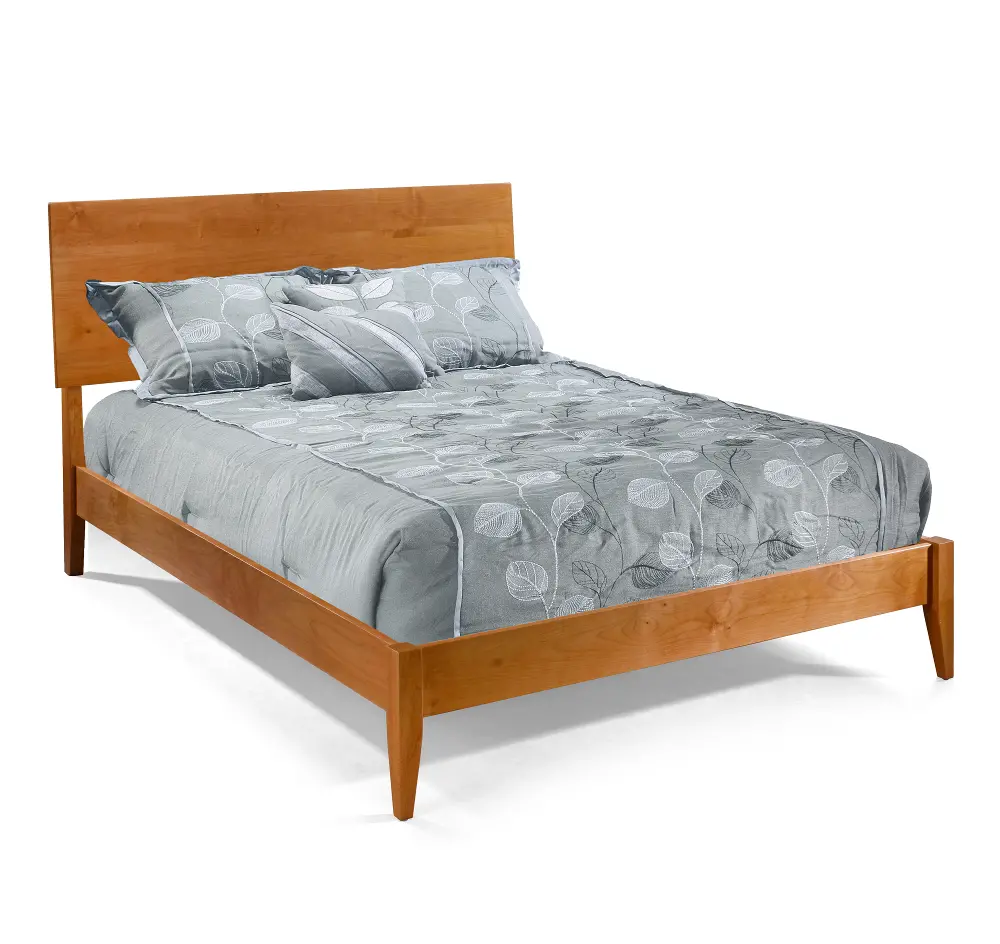 2 West Natural King Platform Bed-1