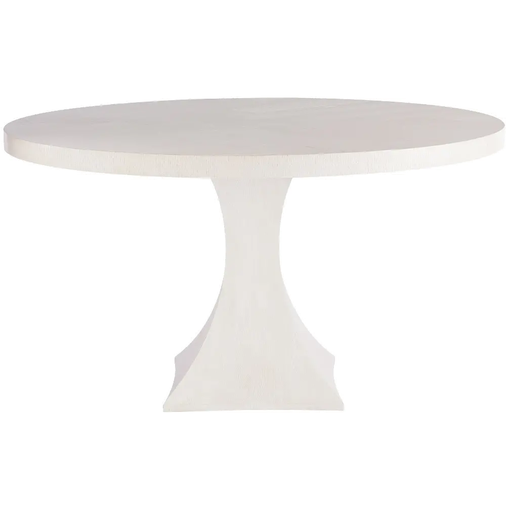 Modern Eclectic White Round Dining Room Table-1