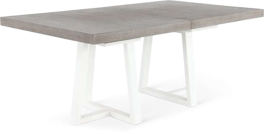 Palmetto Heights Gray and White Dining Table-1