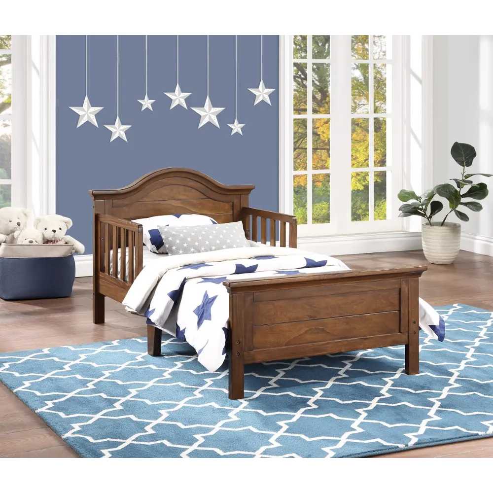 Catania Rustic Brown Toddler Bed-1