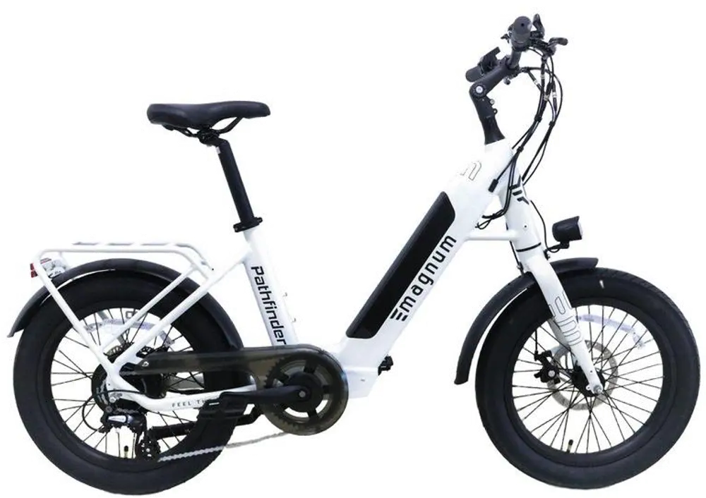 FAT_TIRE/PATH500_WHT Magnum Pathfinder 48V White Electric Bike-1