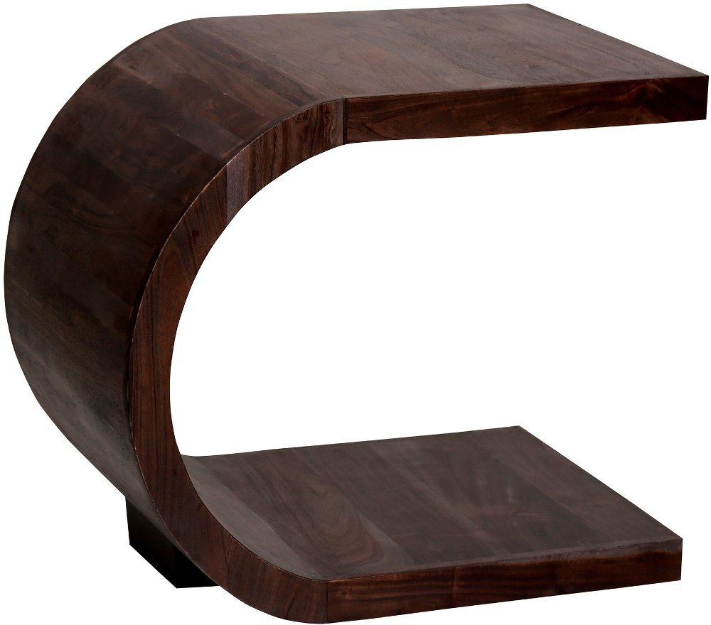 Ellipse Brown End Table