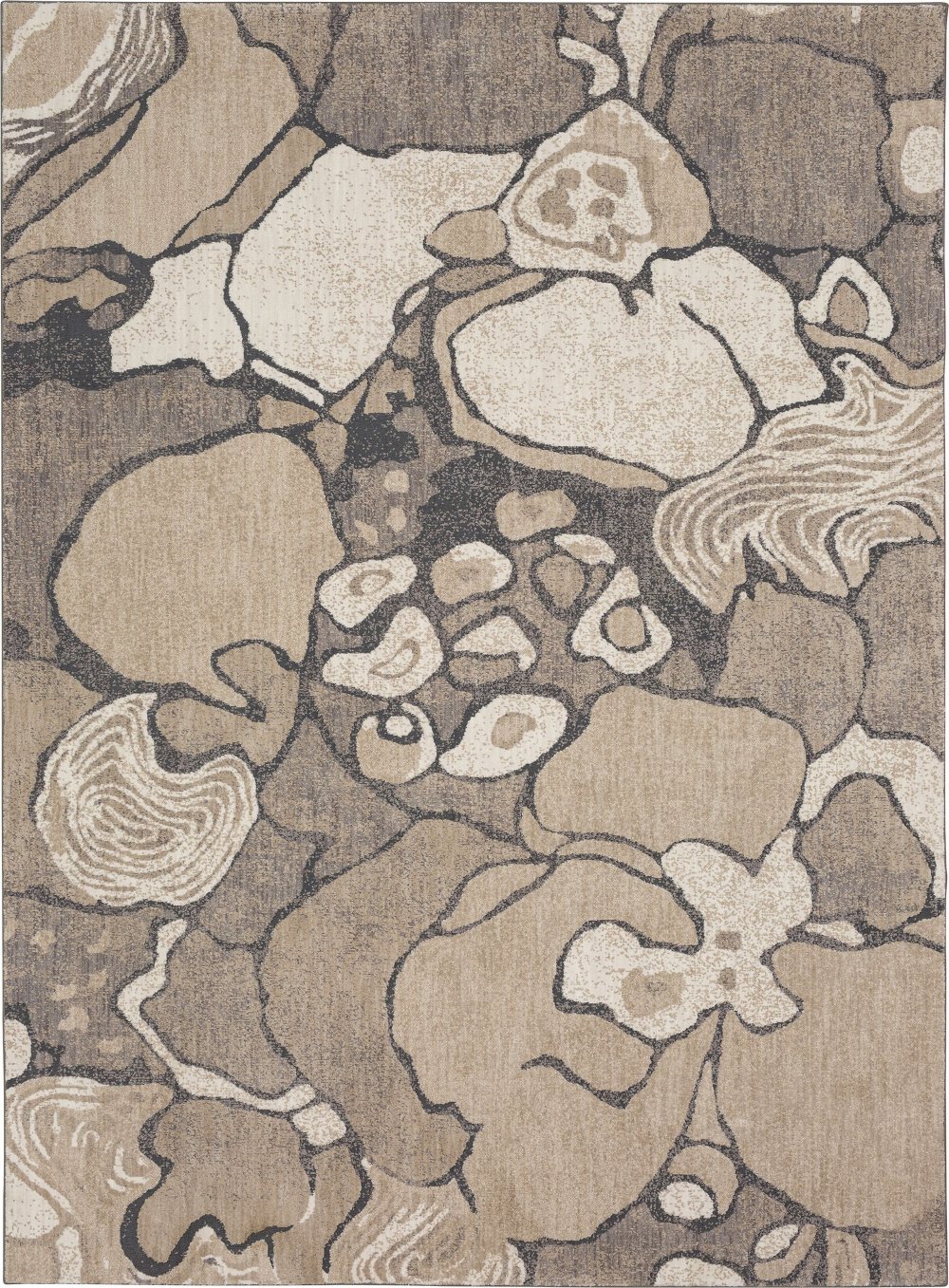 Renditions 8 x 11 Crescendo Oyster Area Rug