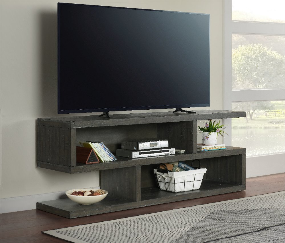 Lexington Contemporary 70 Inch Grey TV Console