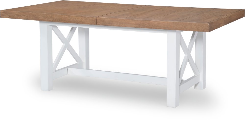 Franklin Oak and White Dining Table