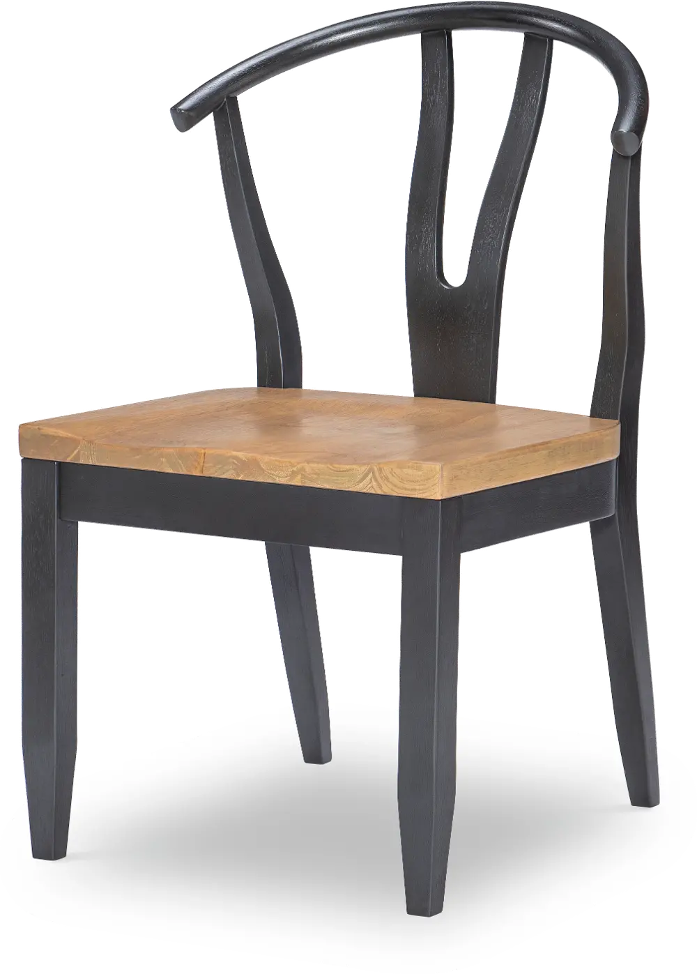 Franklin Black and Oak Dining Chair-1