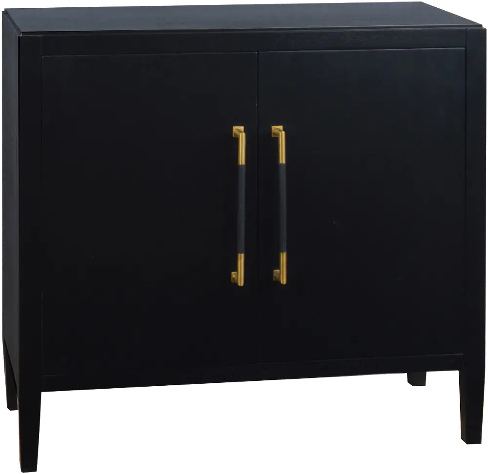 Remington Black Oak Door Cabinet-1