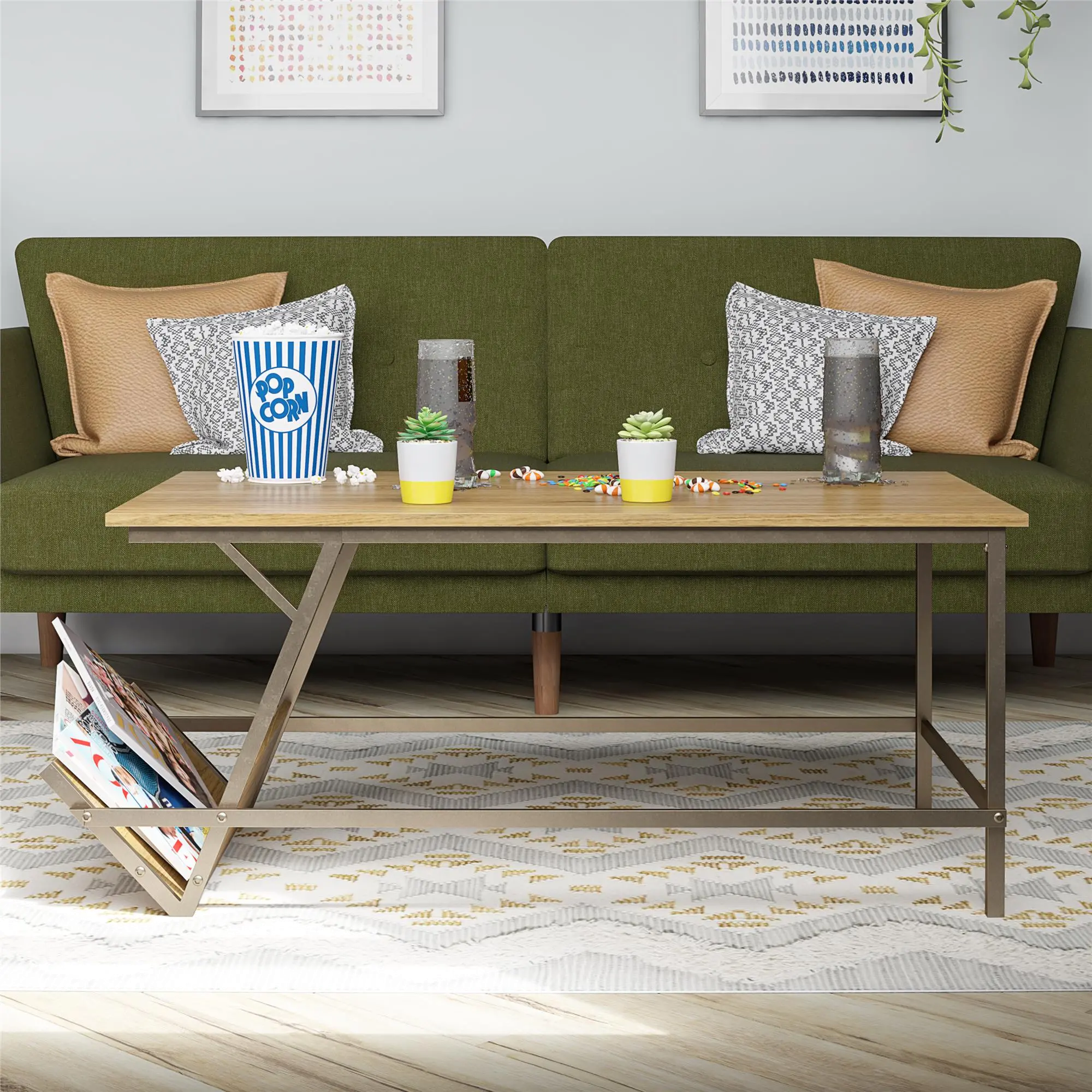 Camden Brown Coffee Table