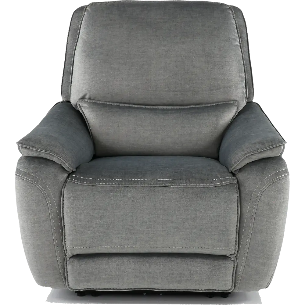 Capri Pewter Gray Power Recliner-1