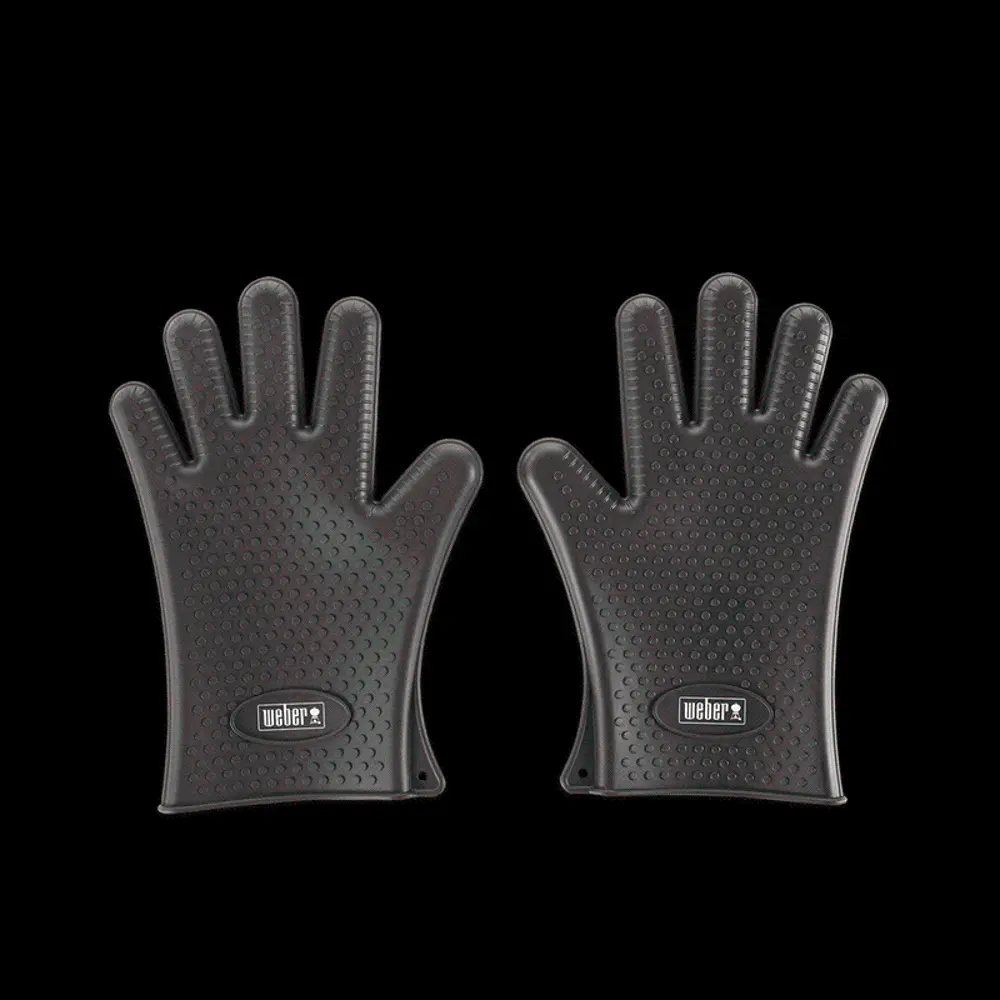 7017,GRILLING_GLOVES Weber Black Silicone Grilling Gloves-1