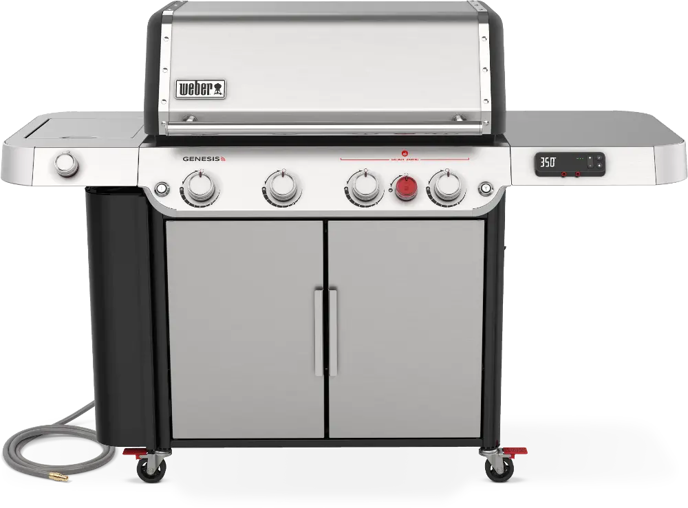 38800001 Weber Genesis Premium Stainless Steel SPX-435 Natural Gas Grill-1