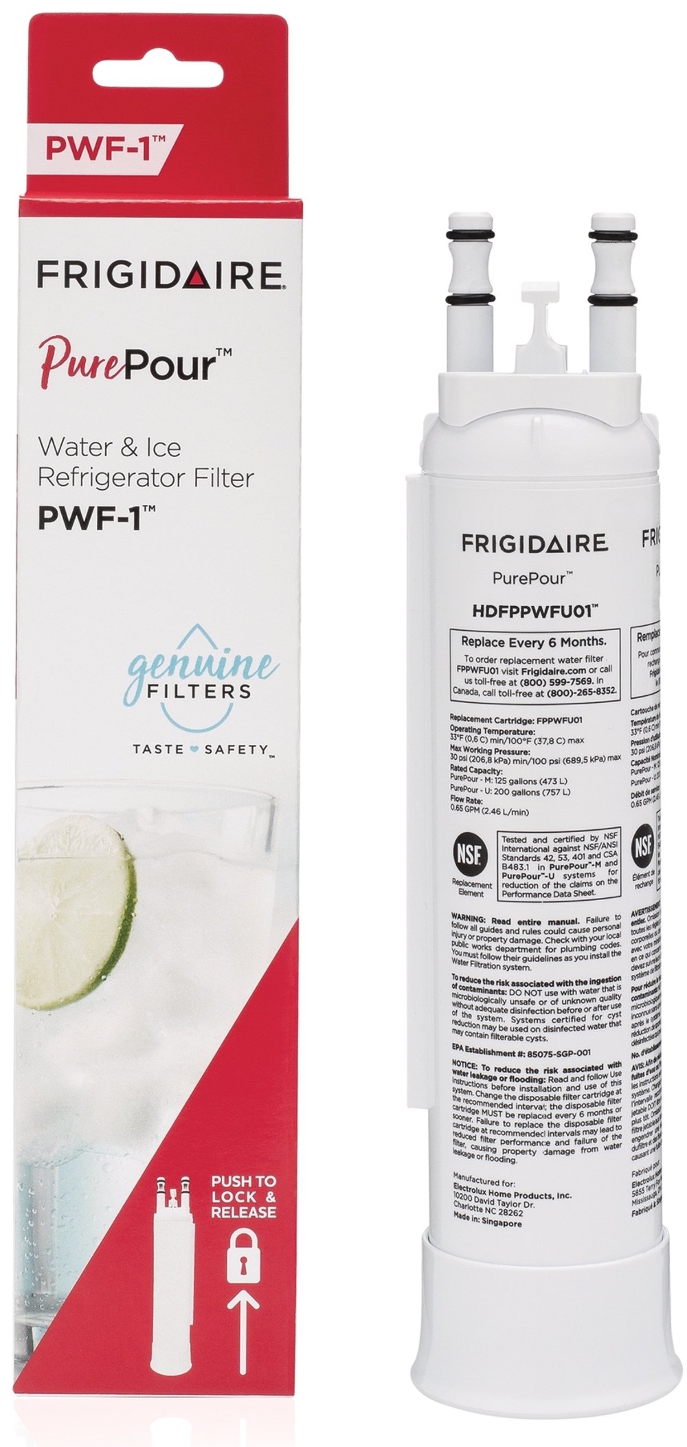 Frigidaire Water Filter Replacement FPPWFU01