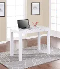 Parsons White Computer Desk with Drawer