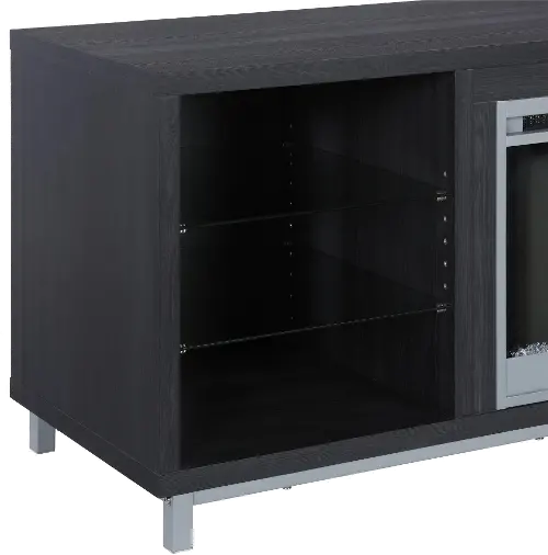 Lumina Black Oak 65 Fireplace TV Stand