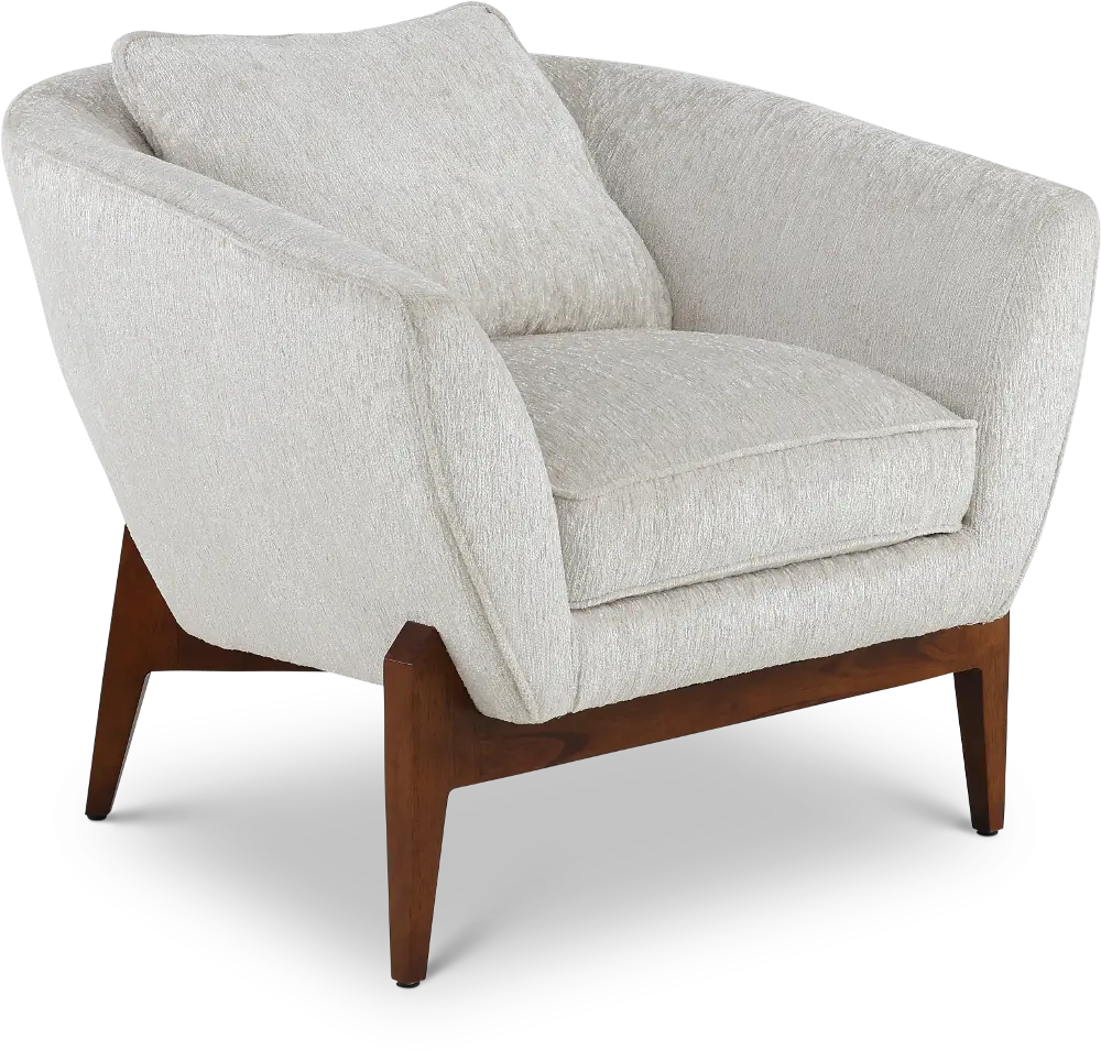 Bali Pearl White Accent Chair-1