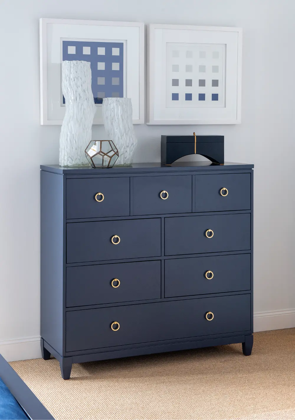 Summerland Blue Chest of Drawers-1