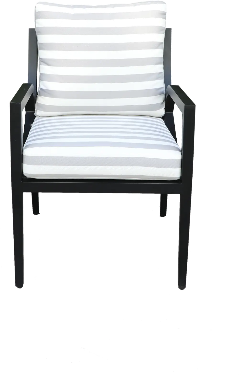 Claudine Black Dining Chair with Cushion-1