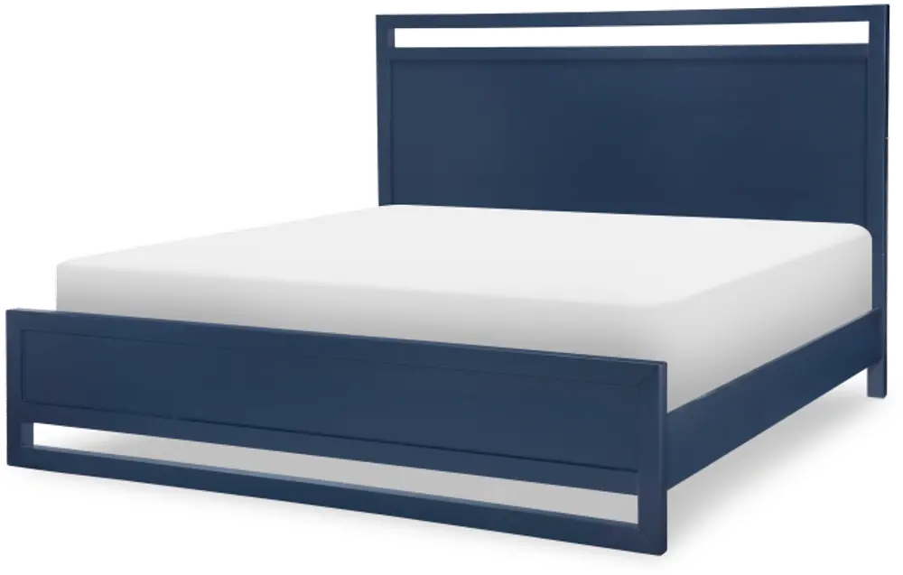 Summerland Blue King Bed-1