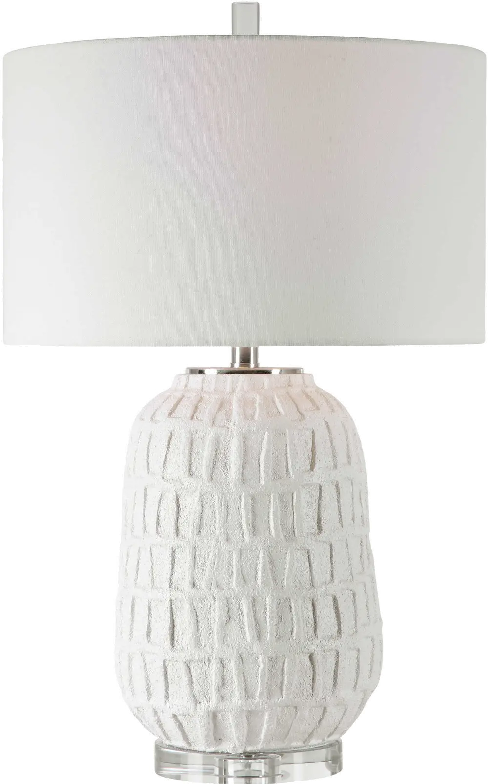 18.5H CAELINA WHITE TABLE LAMP-1