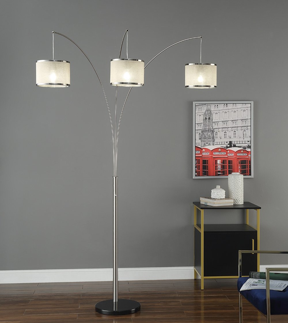 86 Inch Arched Metal Floor Lamp