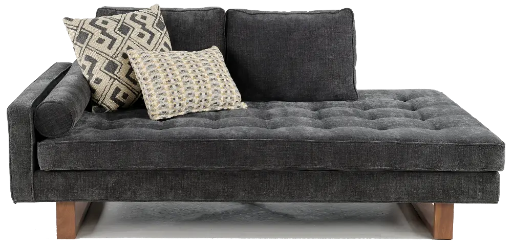 S005529LFX/NAPA STORM Storm Gray Chaise Sofa-1