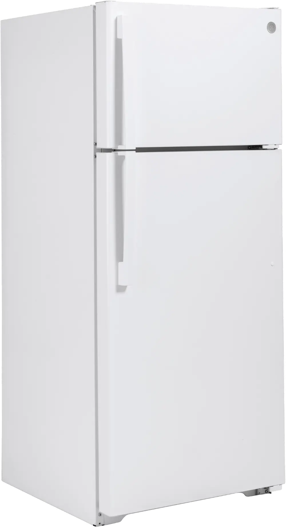 GTE18MTRRWW GE 18 cu ft Top Freezer Refrigerator - 30 W White-1