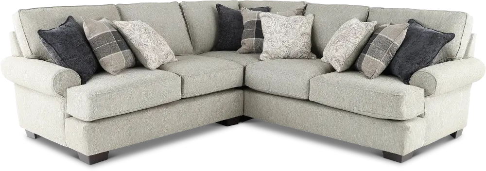 Storm Gray 2 Piece Sectional-1