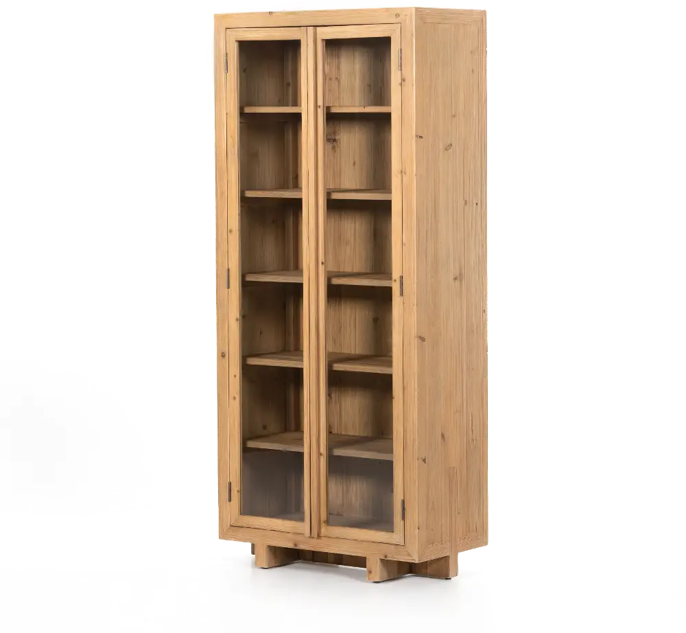 226710-002 Brock Natural Display Cabinet-1