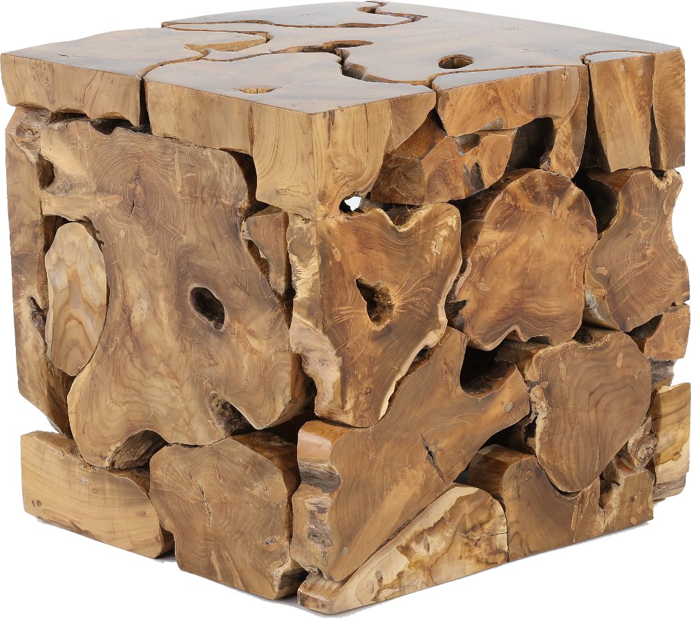Block Square End Table