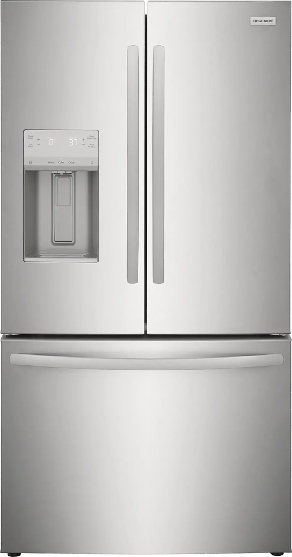 FRFC2323AS Frigidaire 22.6 Cu Ft French Door Refrigerator - Counter Depth Stainless Steel-1