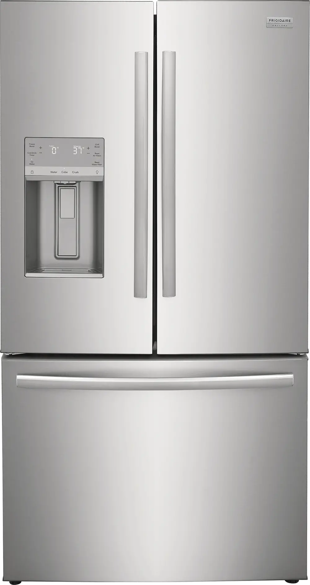 GRFC2353AF Frigidaire Gallery 22.6 cu ft French Door Refrigerator - Counter Depth Stainless Steel-1