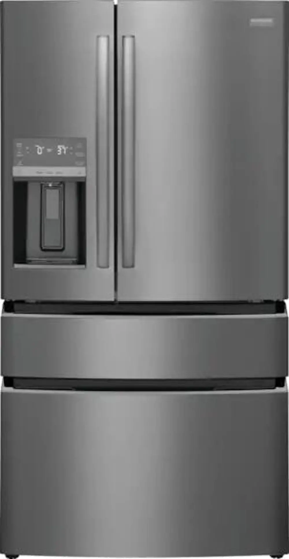 GRMC2273BD Frigidaire 21.5 cu ft French Door Refrigerator - Counter Depth Black Stainless Steel-1