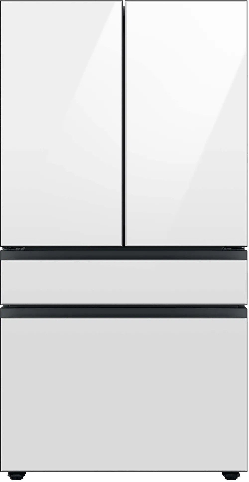 RF29BB860012 Samsung Bespoke 29 cu ft 4 Door Refrigerator - White Glass-1